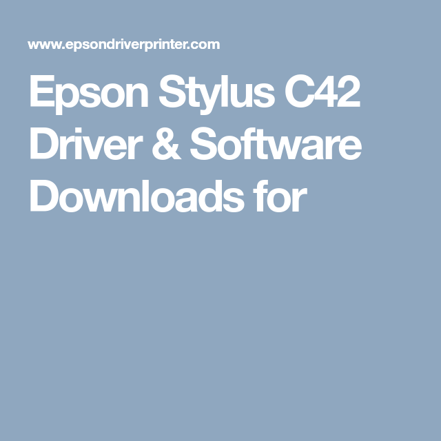 Epson Nx420 Mac Driver Download